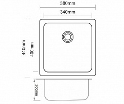 Zorg Кухонная мойка Inox PVD SZR-4438 BRONZE – фотография-2