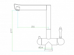 Zorg Смеситель для кухни "SZR-1017-7B LORA" – фотография-2