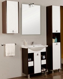 Акватон Мебель для ванной "Крит 65 МН" с зеркалом – фотография-1