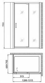 Gemy Душевой уголок Sunny Bay S28191D-A70 – фотография-3