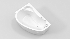 BellSan Акриловая ванна Сабина 165x110 R с гидромассажем – фотография-2