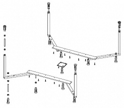Riho Каркас для ванны Riho Colorado D180 усиленный – фотография-1