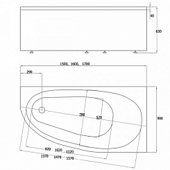 Aquatek Акриловая ванна Дива 150 R – фотография-5