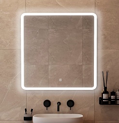Runo Мебель для ванной Бари 80 Ovale подвесная дуб крафт/белая – фотография-11