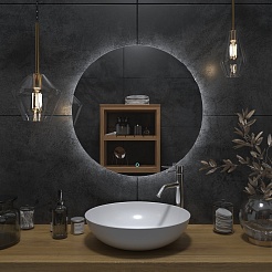 Onika Мебель для ванной Дайлер 80 подвесная графит/дуб сонома – фотография-16