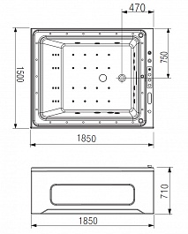 Gemy Акриловая ванна G9268 K – фотография-3