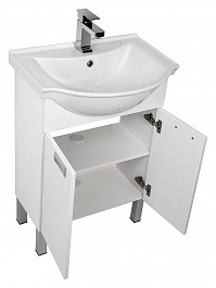 Aquanet Мебель для ванной "Адель 60" белый – фотография-9