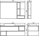 Comforty Тумба с раковиной Прага 120 T-Y9378 подвесная дуб белый – картинка-22