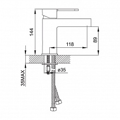 Iddis Смеситель для раковины RENIOR RENSB00I01 – фотография-6