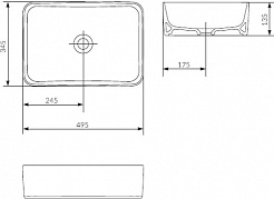 Style Line Раковина мебельная Crea 50 Square – фотография-4