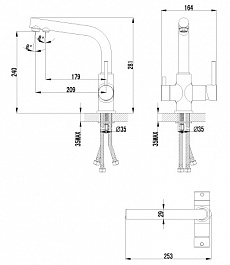 Lemark Смеситель Comfort LM3061C для кухонной мойки – фотография-2