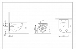 Am.Pm Унитаз подвесной Spirit V2.0 C701738WH – фотография-2