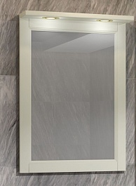 Opadiris Зеркало для ванной Клио 56 слоновая кость – фотография-1