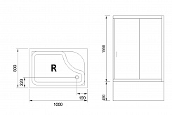 Royal Bath Душевой уголок RB 8100BP-C-CH R – фотография-5