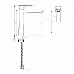 Lemark Смеситель Ursus LM7209BL для раковины – фотография-2