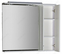 Aquanet Зеркальный шкаф "Гретта 100" белый (179208) – фотография-4