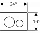 Geberit Кнопка смыва Sigma 20 115.889.SN.1 сталь, антивандальная – фотография-5