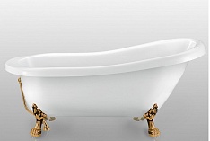 Magliezza Акриловая ванна на лапах Alba (155,5x72,5) ножки бронза