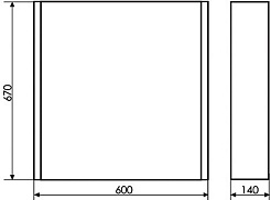 Comforty Мебель для ванной Тулуза 60 белая/сосна лоредо – фотография-19