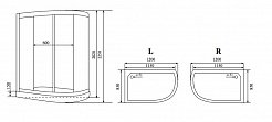 Timo Душевая кабина T-8802L C – фотография-8