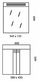  Мебель для ванной Point 60 белый – фотография-5