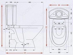 Santek Унитаз-Компакт "Ирис" WH110043 – фотография-2