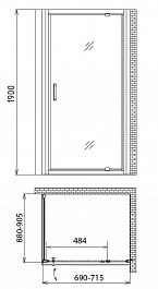 Gemy Душевой уголок Sunny Bay S28130-A90 – фотография-3