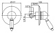 Cezares Смеситель VINTAGE-DIM-02-Sw для душа – фотография-4