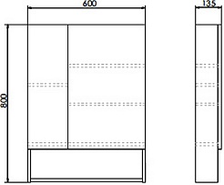 Comforty Мебель для ванной Никосия 60Н дуб темный – фотография-21