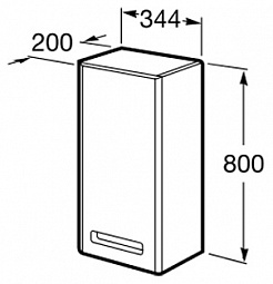 Roca Шкаф Gap фиолетовый L – фотография-2