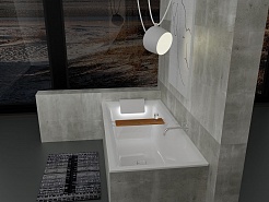 Riho Акриловая ванна STILL SQUARE LED 170х75 L – фотография-2