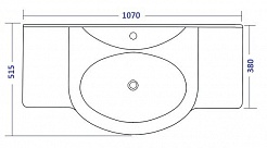 Opadiris Мебель для ванной Борджи 105 слоновая кость – фотография-3