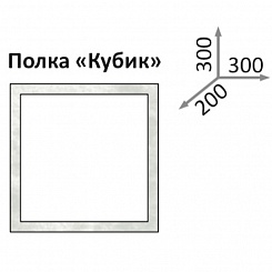 Какса-а Полка Кристалл белая – фотография-2