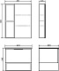 Comforty Мебель для ванной Франкфурт 60 подвесная дуб шоколадно-коричневый/черная – картинка-29
