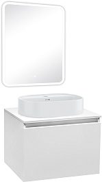 Runo Мебель для ванной Бари 60 Nuovo подвесная белая – фотография-1