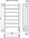 Terminus Полотенцесушитель электрический Аврора П7 400х750 – картинка-6