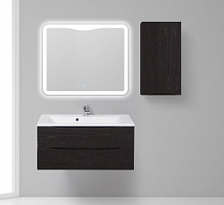 BelBagno Шкаф для ванной FLY-MARINO-750 L Rovere Сioccolato Amaro – фотография-2