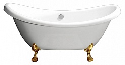 BelBagno Акриловая ванна BB05-ORO, ножки BB-LEG-LION-ORO – фотография-1