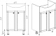 Viant Тумба с раковиной Париж 55 белая – картинка-19