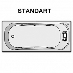 Kolpa San  Акриловая ванна String STANDART 170х75 – фотография-4