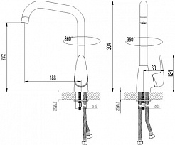 Lemark Смеситель "Pramen LM3305C" для кухонной мойки – фотография-2