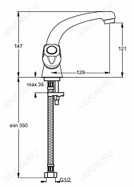 Vidima Смеситель Искар BA166AA для раковины – фотография-2