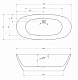 ABBER Акриловая ванна AB9205 – картинка-7