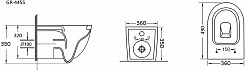 Grossman Унитаз подвесной GR-4455S – фотография-6