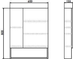 Comforty Мебель для ванной Никосия 60Н дуб белый – фотография-23