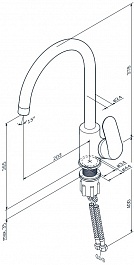 Am.Pm Смеситель для кухни Like F8007133 – фотография-8
