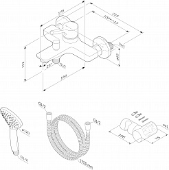 Am.Pm Смеситель для ванны X-Joy S F85B15000 – фотография-8