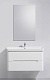 BelBagno Тумба с раковиной LUXURY/SOFT 800 Bianco Lucido, раковина LUXURY – фотография-9