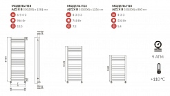 Terminus Полотенцесушитель Латте П10 – фотография-2