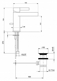 Webert Смеситель для раковины DoReMi DR830102345 Simil Acciaio – фотография-4